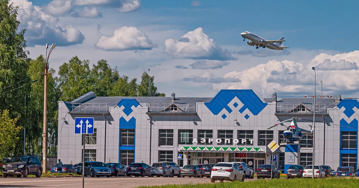 Ухта — вид аэропорта